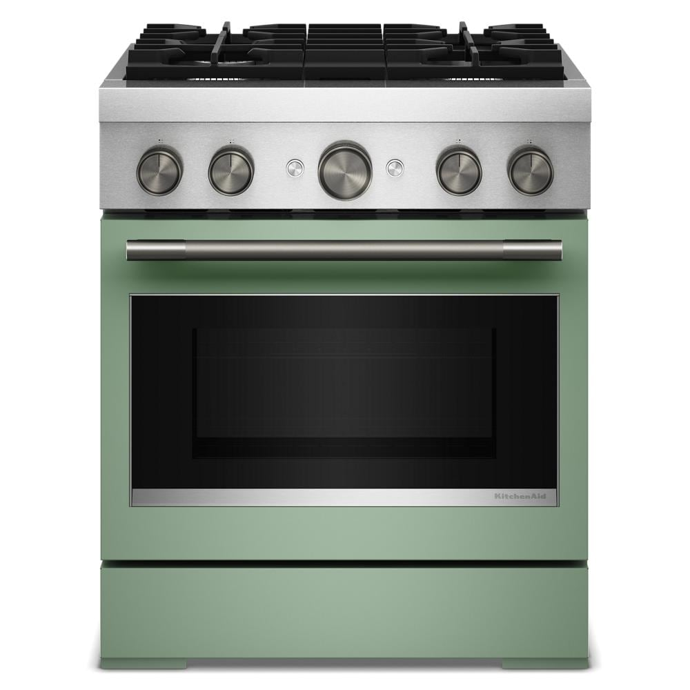 30-Inch 4 Burner Commercial-Style Dual Fuel Range with No Preheat Air Fry Mode