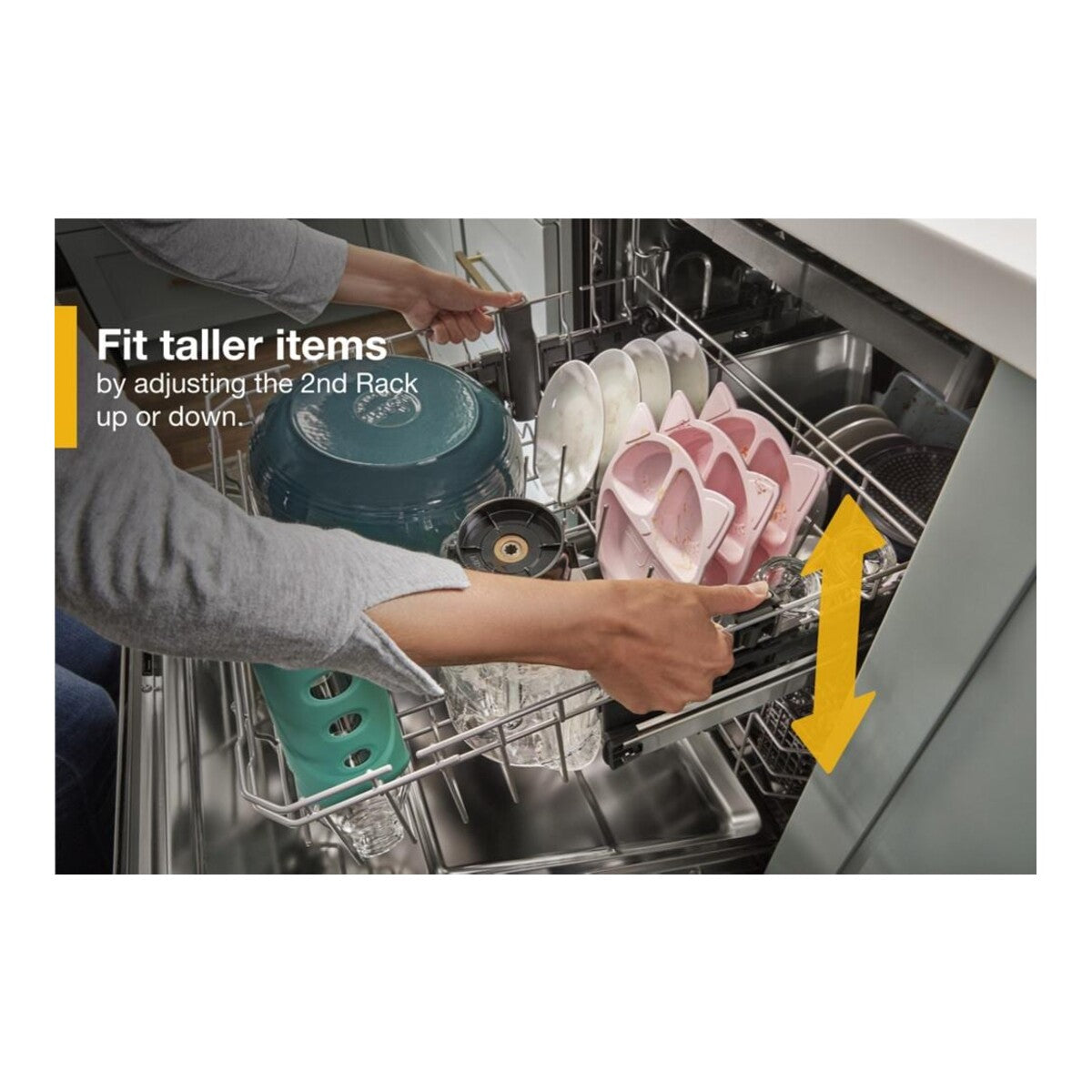 24” Stainless Steel Dishwasher with AI Intelligent Wash - 47 dBA