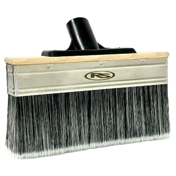 Wide staining brush with soft, dense bristles and wooden handle for paint and stain application under $50 collections