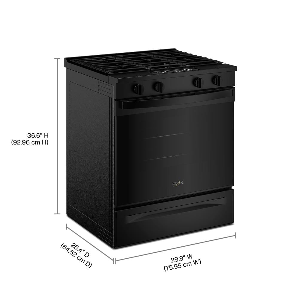 30-inch Gas Range with No Preheat Mode and Slow Cook