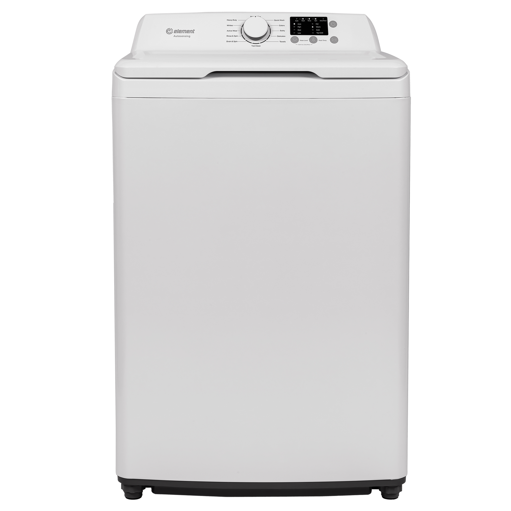 White top load washing machine with agitator and digital control panel in Washers & Dryers and Appliances collections