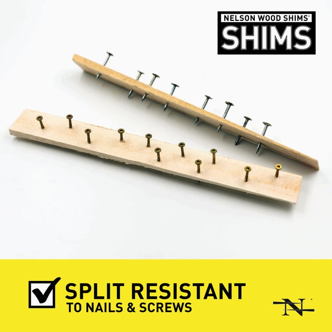 Beddar 12 in. Wood Shims (42-Pack)