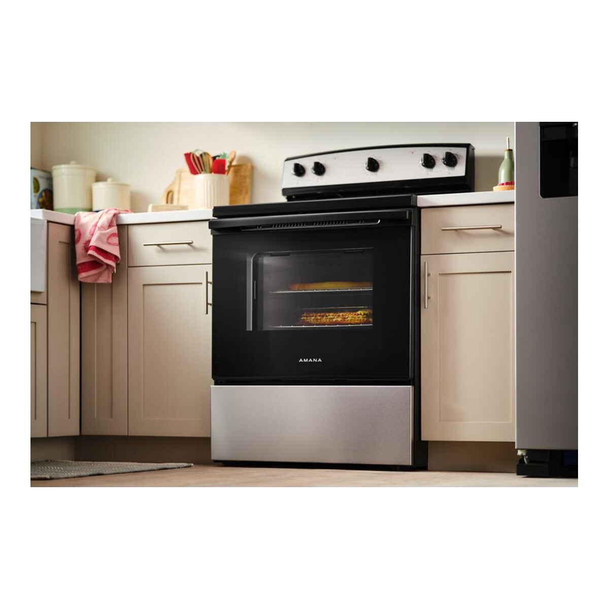 Amana® 30-Inch Electric Range with Extra-Large Oven Window
