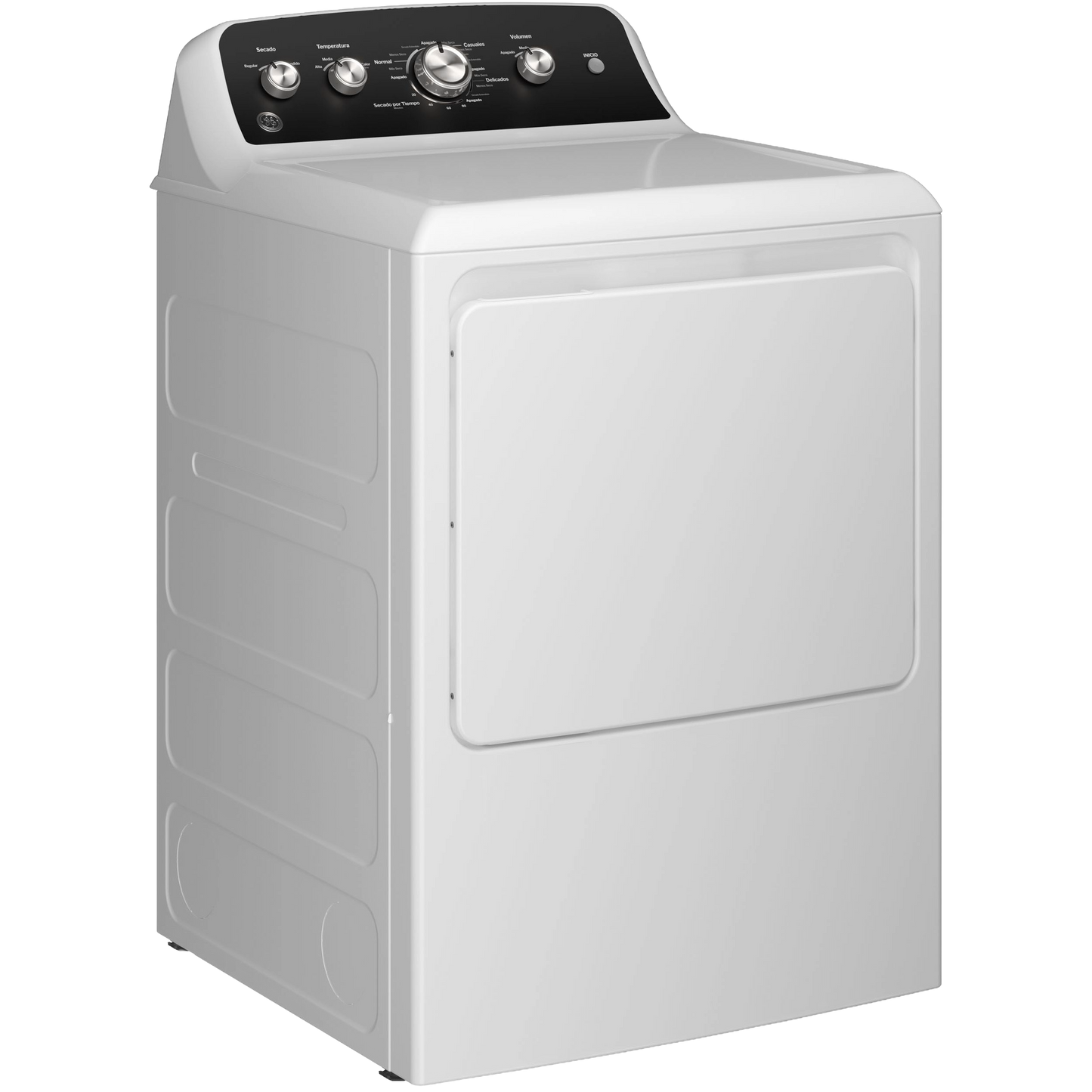 GE® 7.2 cu. ft. Capacity Gas Dryer with Spanish Panel and Up To 120 ft. Venting