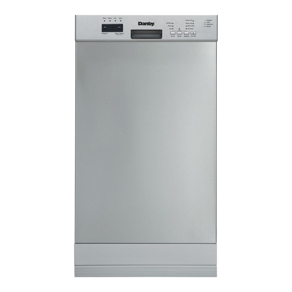 18" Built-In Dishwasher, 10 Place Settings, 4 Wash Programs, ESTAR