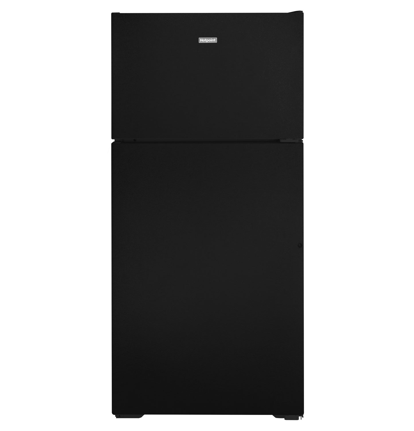 Black recessed handle top-freezer refrigerator in kitchen appliances and top freezer refrigerators collection