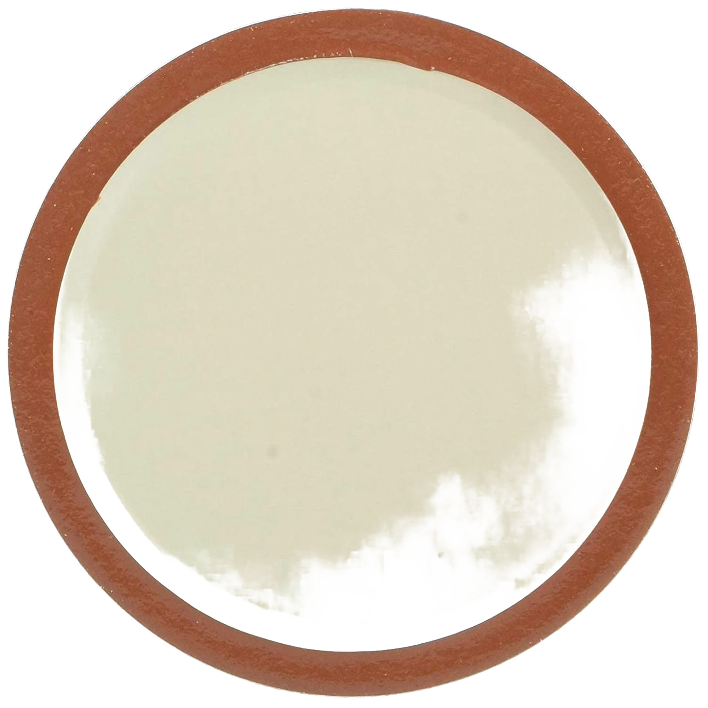Round dome canning lid with rust-colored seal for kitchenware in Home Improvement and Kitchen collections under $25
