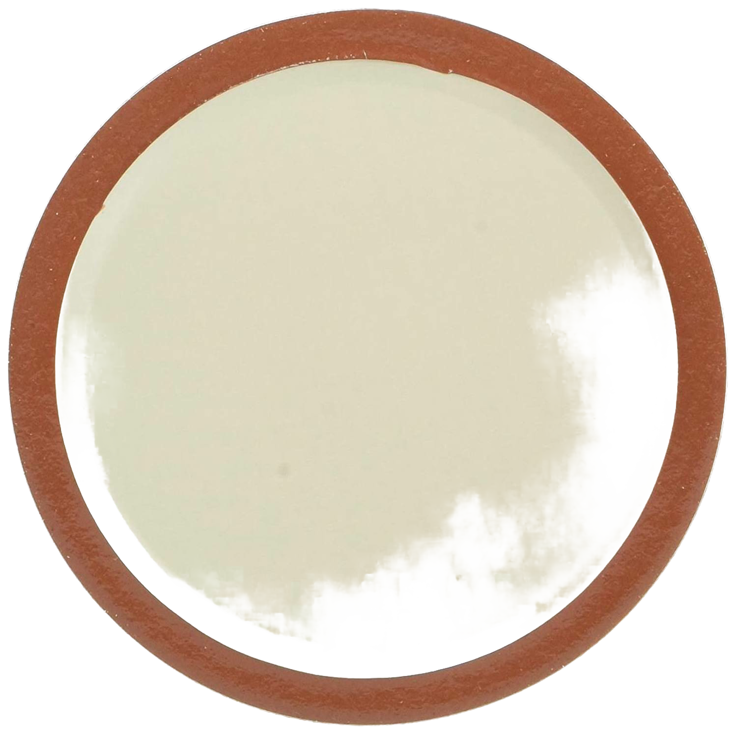 Round dome canning lid with rust-colored seal for kitchenware in Home Improvement and Kitchen collections under $25