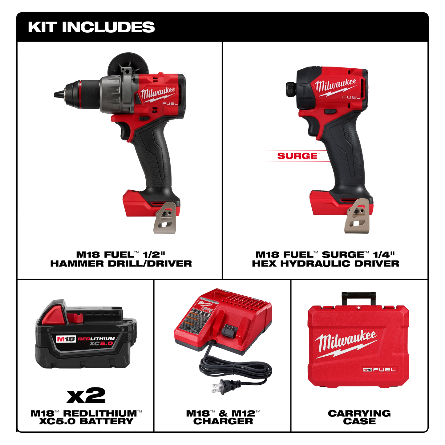 Milwaukee M18 FUEL™ 2-Tool Combo Kit