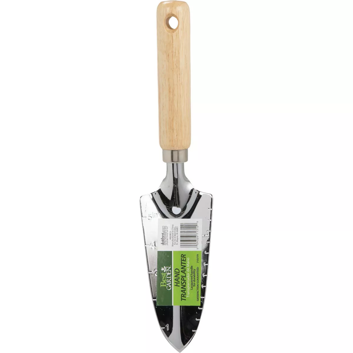 Best Garden 13" Chrome Hand Transplanter Trowel