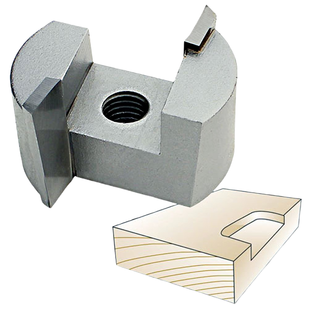 Precision helix mortise cutter with downshear for clean hinge cuts, metal tool accessory for woodworking projects under $50