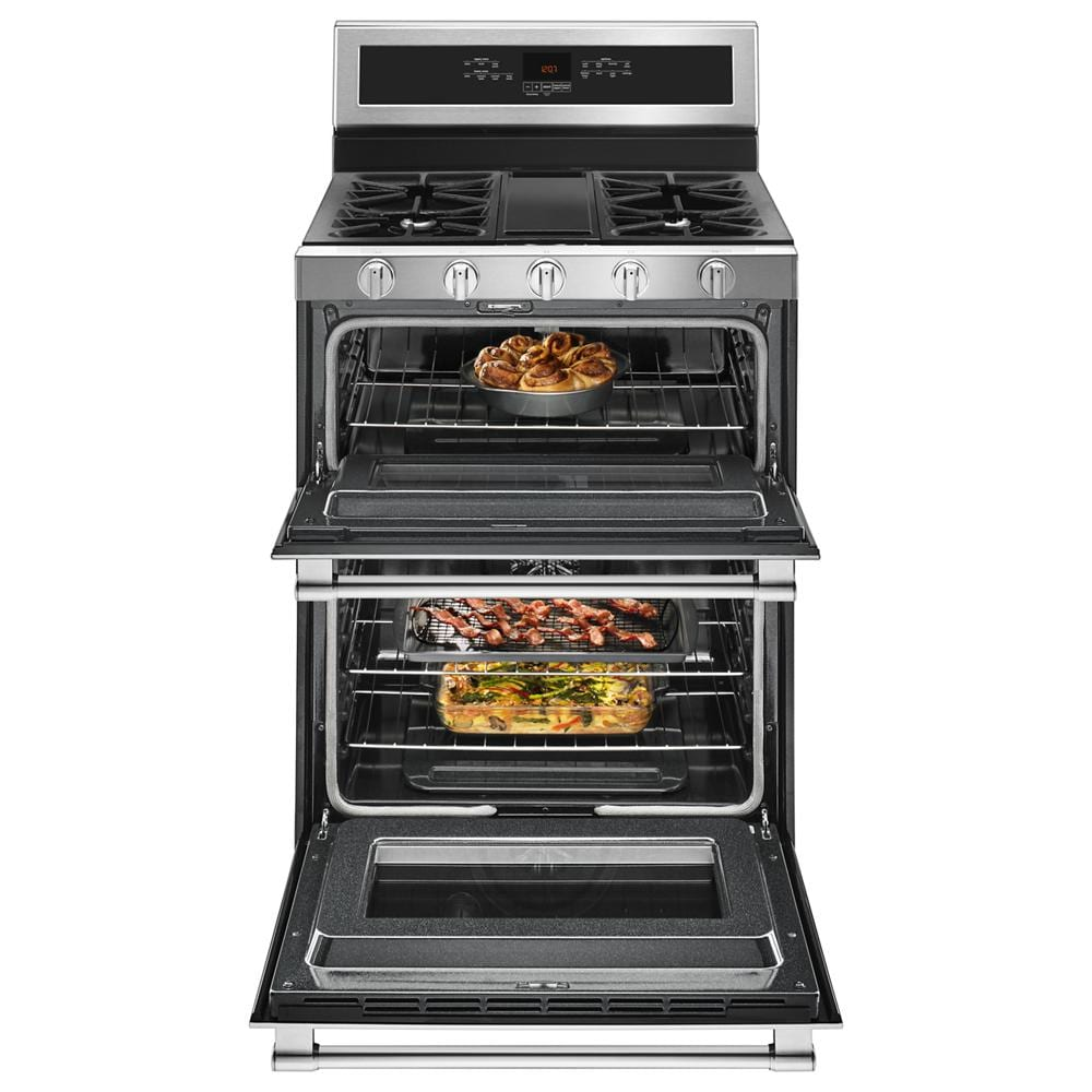30-Inch Wide Double Oven Gas Range With True Convection - 6.0 Cu. Ft.