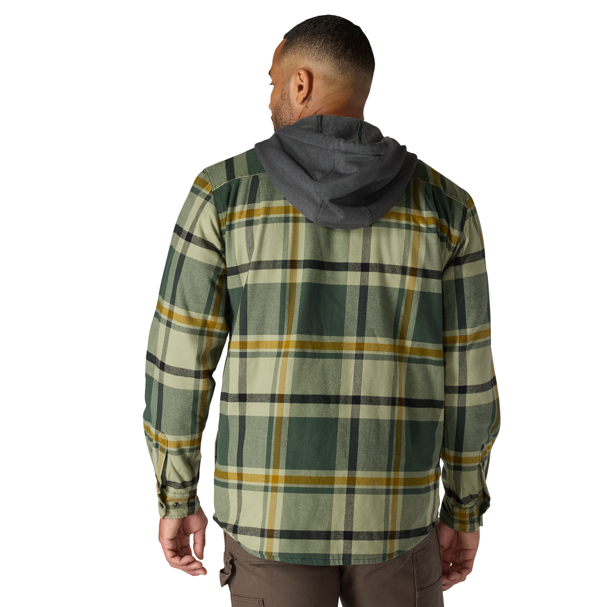 Carhartt Hamilton Relaxed Plaid Shirt Jac - Forestry Green, 2XL
