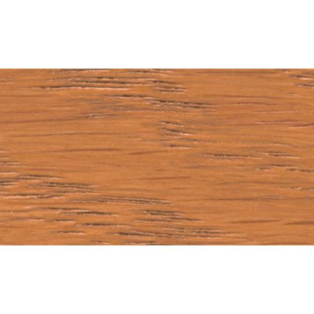 Close-up of wood surface stained with oil-based finish showcasing rich vintage modern color and natural grain texture