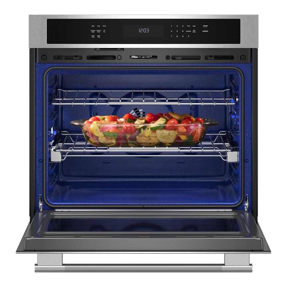 30-inch Electric Single Wall Oven with No Preheat Air Fry Mode - PrintShield™ Finish