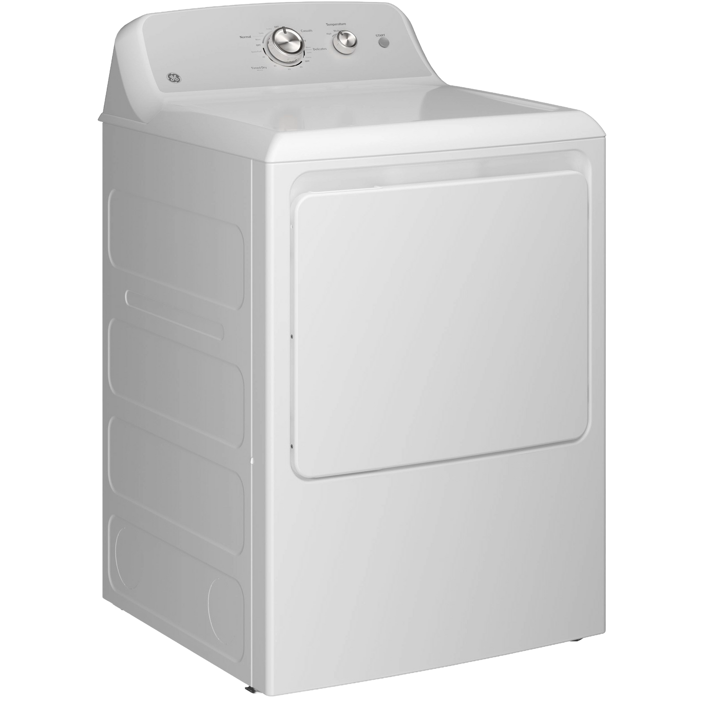 GE® 7.2 cu. ft. Capacity Electric Dryer with Up To 120 ft. Venting and Reversible Door