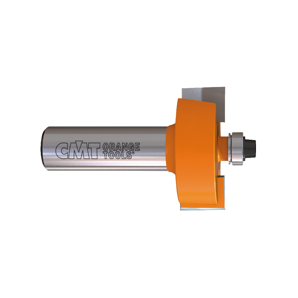 CMT Orange Tools 2” x 7/8” Rabbeting Bit With Bearing, 1/2" Shank