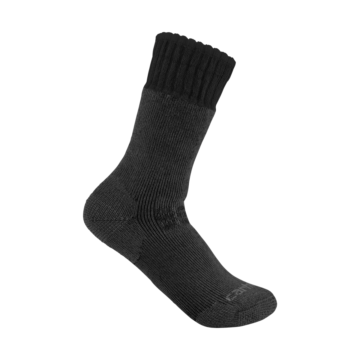 Carhartt Heavyweight Synthetic-Wool Blend Boot Sock - Black, Large
