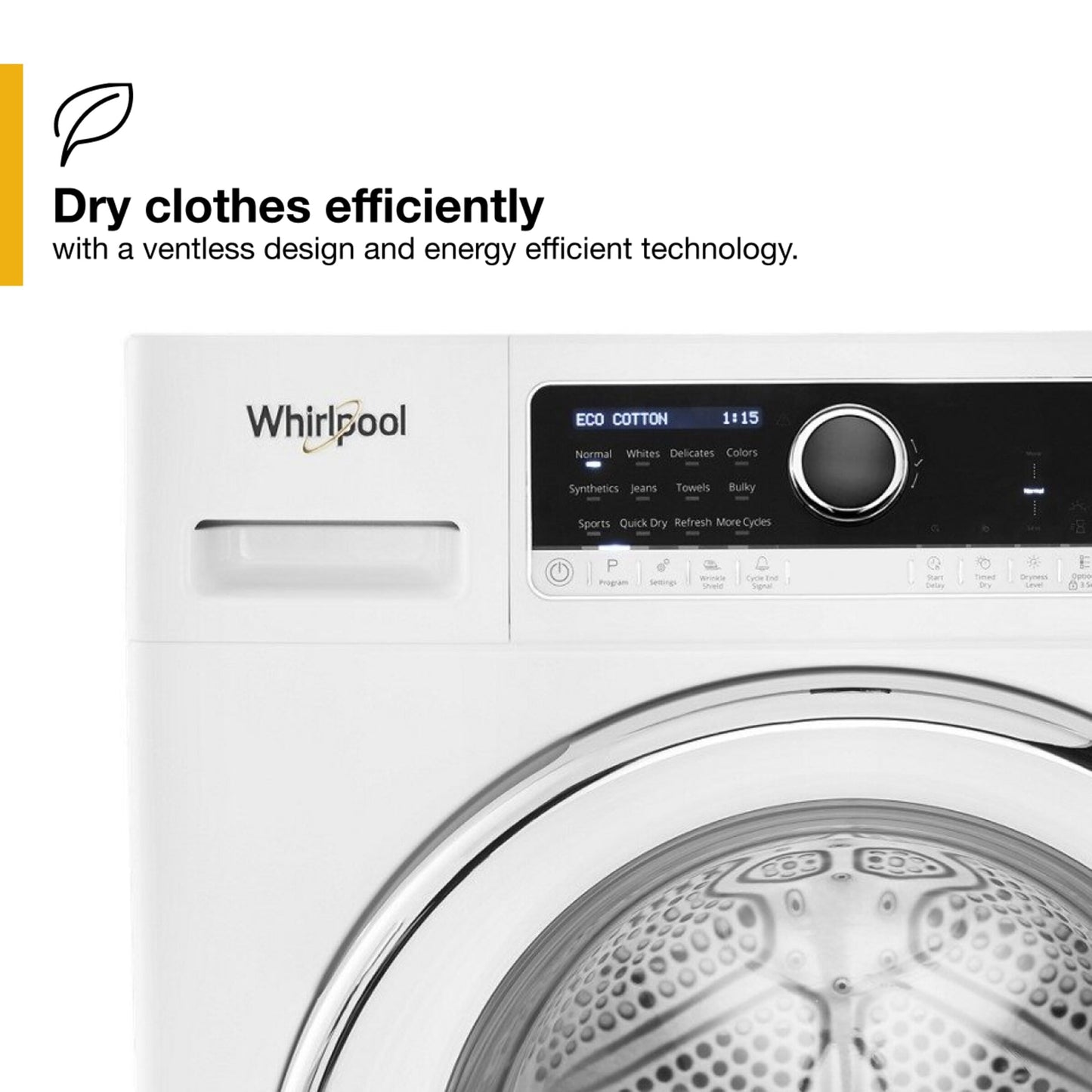 4.3 Cu. Ft. 24" Small Space Ventless Dryer