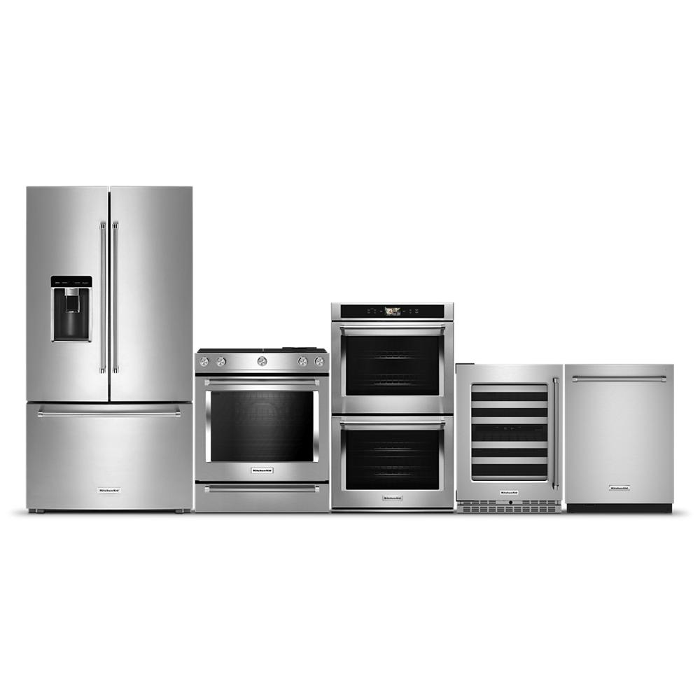 23.8 cu. ft. 36" Counter-Depth French Door Platinum Interior Refrigerator with PrintShield™ Finish
