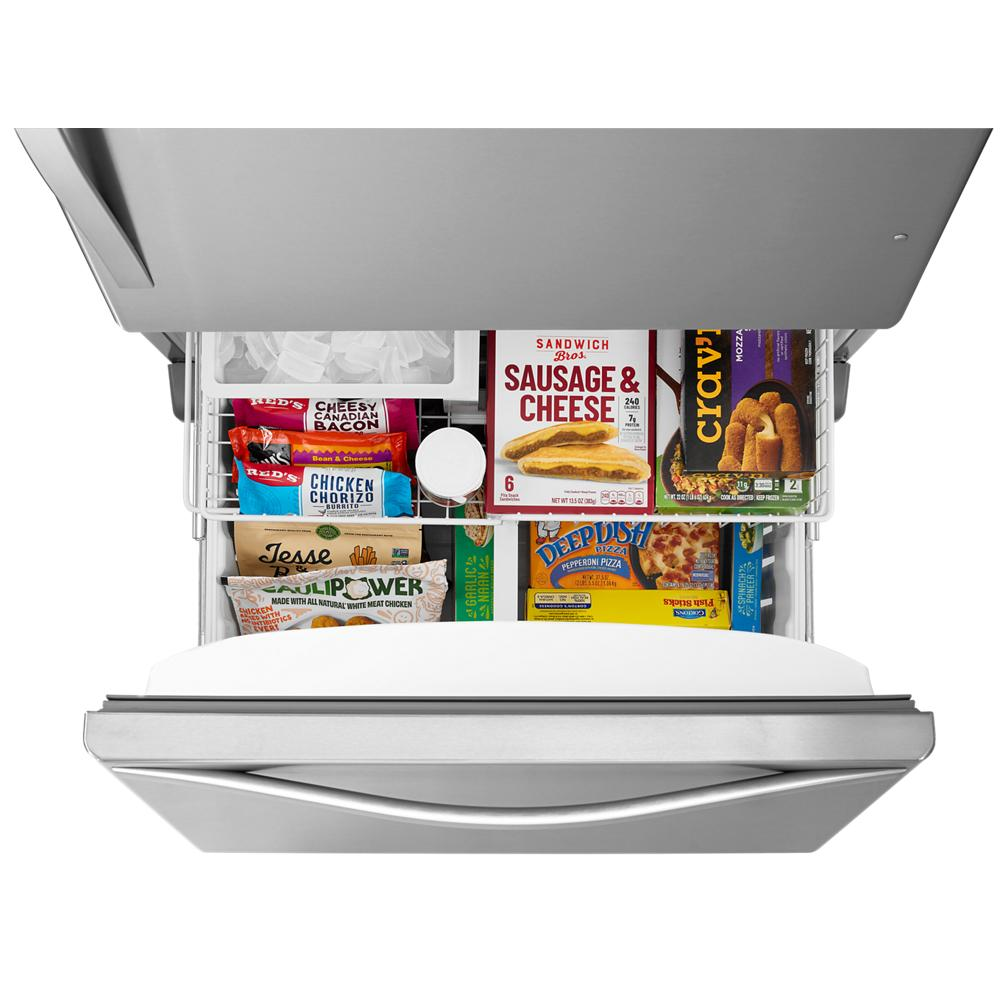 33-inches wide Bottom-Freezer Refrigerator with SpillGuard™ Glass Shelves - 22 cu. ft