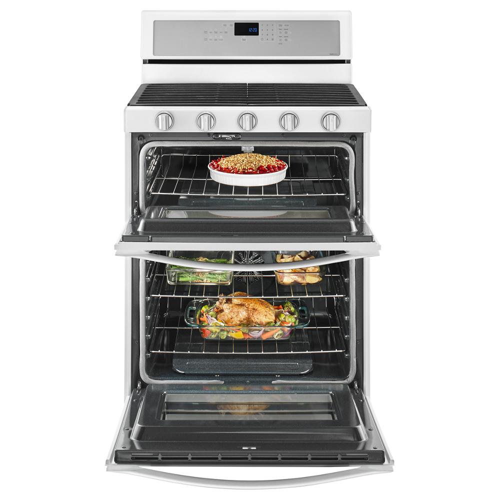 6.0 Cu. Ft. Gas Double Oven Range with EZ-2-Lift™ Hinged Grates