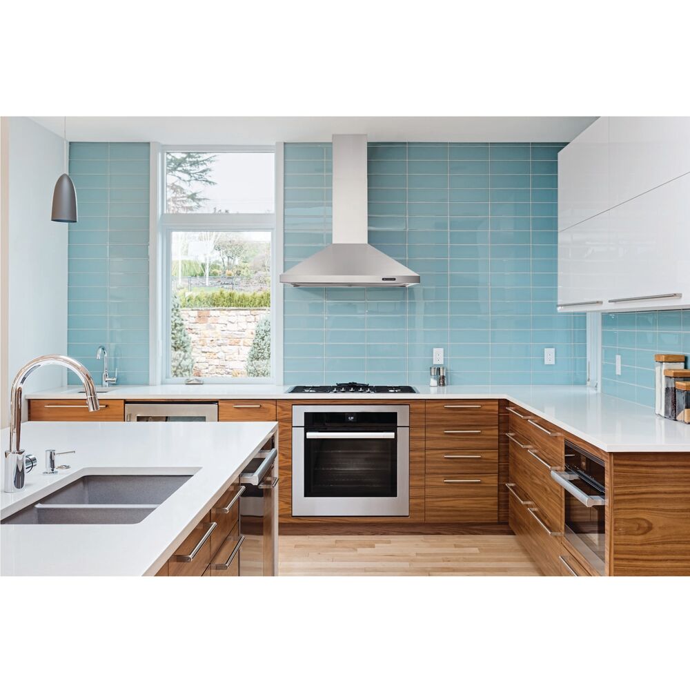 36" Pyramidal Chimney Range Hood, 460 MAX Blower CFM