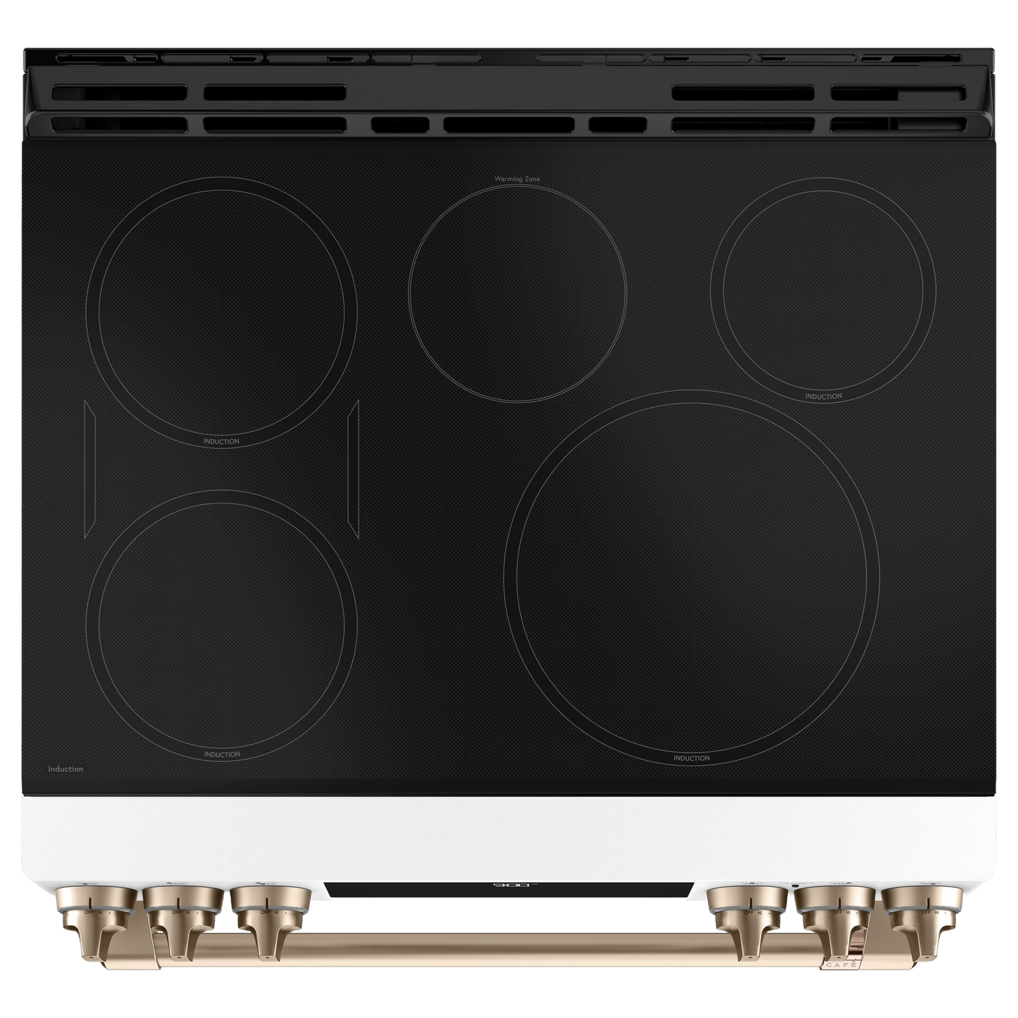CAFÉ™ 30" Smart Slide-In, Front-Control, Induction and Convection Range with Warming Drawer