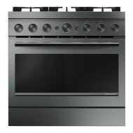 36-Inch 6 Burner Commercial-Style Dual Fuel Range with No Preheat Air Fry Mode