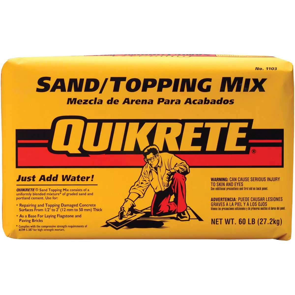 Quikrete 60 Lb. Sand/Topping Mix
