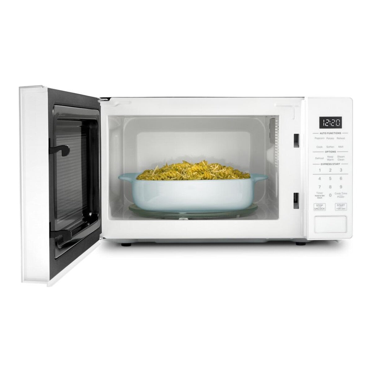 0.7 cu. ft. White Countertop Microwave With Steam Clean - 700 watt