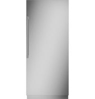 stainless steel panel-ready integrated column refrigerator in kitchen and appliances collection