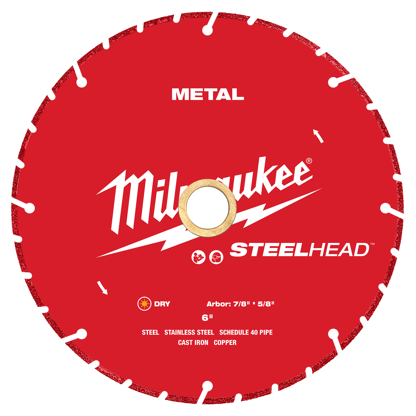Milwaukee 6” STEELHEAD™ Metal Cutting Diamond Blade