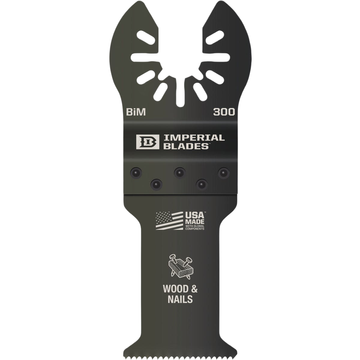 Milwaukee IMPERIAL BLADES™ ONE-FIT™ 1-1/4" Bi-Metal Wood & Nails Blade, 1PK