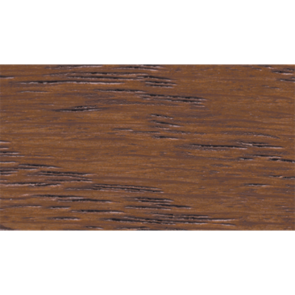 Close-up of wood grain finished with a mocha oil-based stain from stains, sealers, and finishing supplies collection