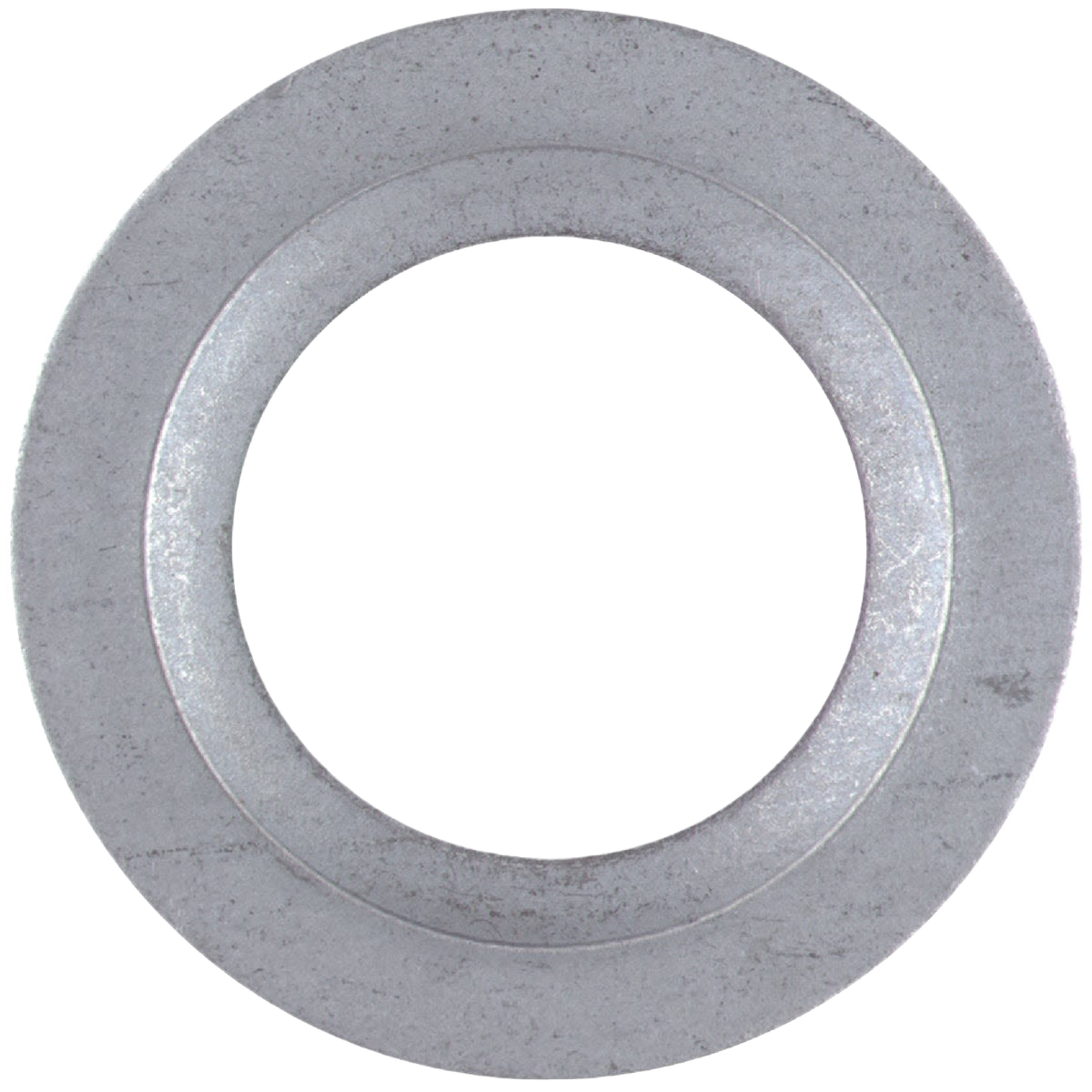 Plated steel reducing washer with 1-1/4 to 1 inch diameter for plumbing and home improvement tasks