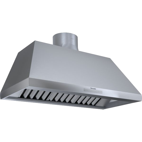 Professional, Pyramid Chimney Wall Hood, 48'', Stainless Steel