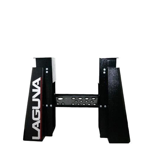 Black metal adjustable stand for lathe with sturdy construction in tool stands and power tool accessories collection