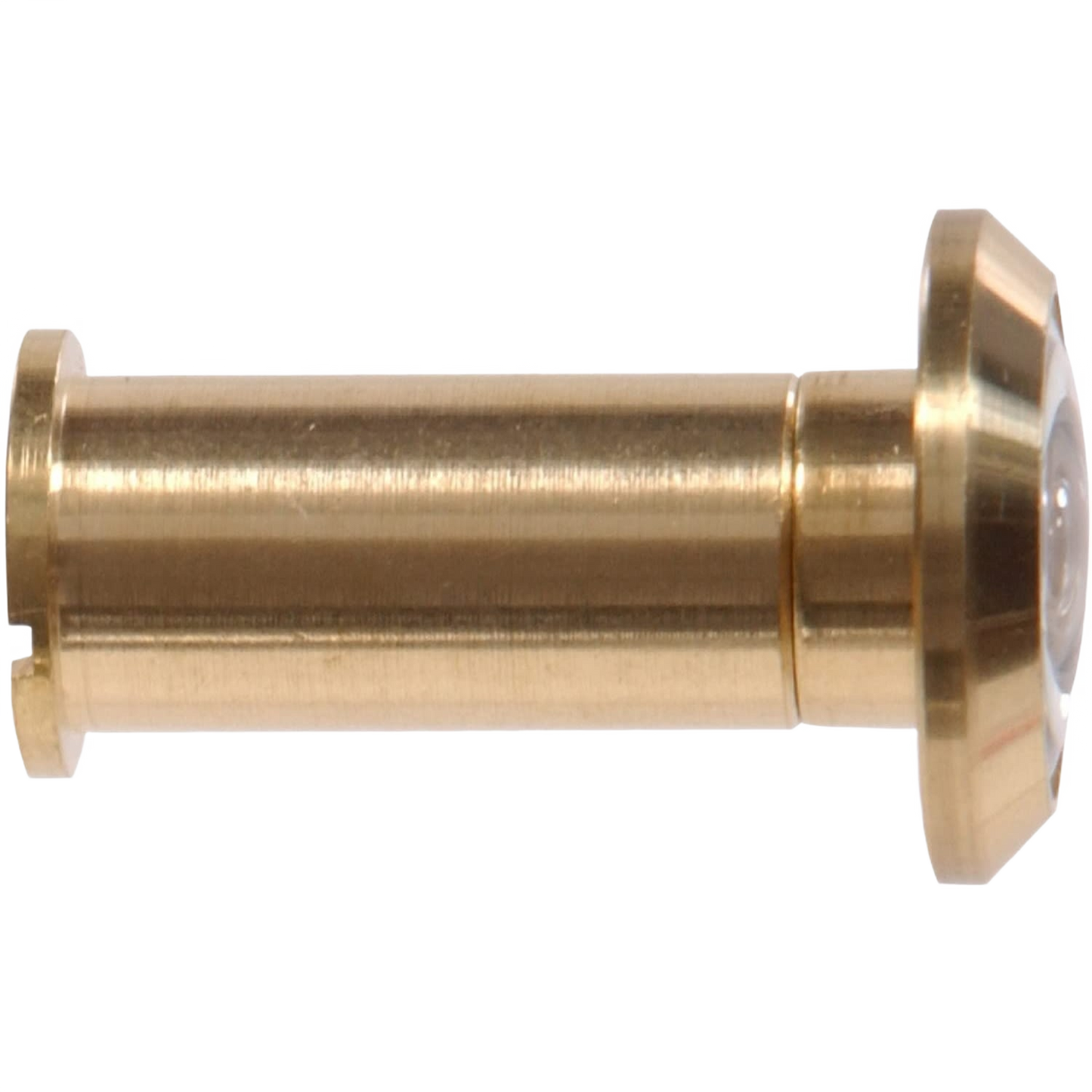 Solid brass door viewer with bright brass finish for home improvement and hardware use under $50 collections