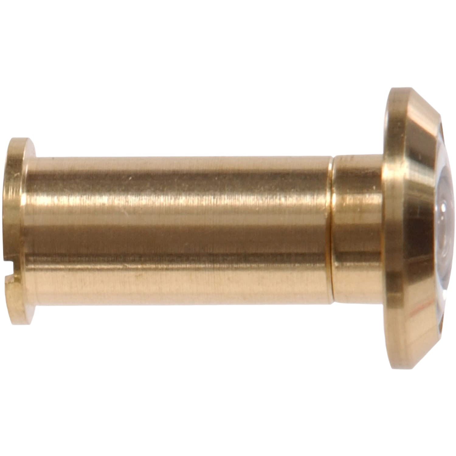 Solid brass door viewer with bright brass finish for home improvement and hardware use under $50 collections