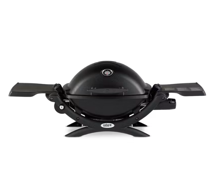 Weber Q 1200 Gas Grill, Liquid Propane, Black