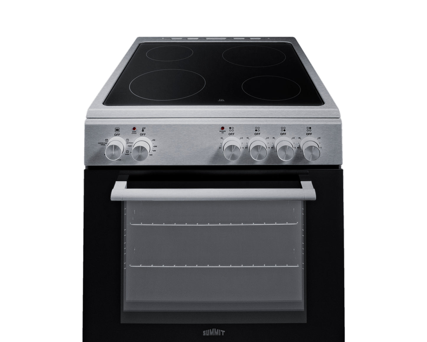 24" Wide Electric Smooth-Top Range