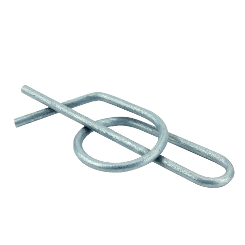 Galvanized steel spring locking pin designed for John Deere parts and hardware collections under $50