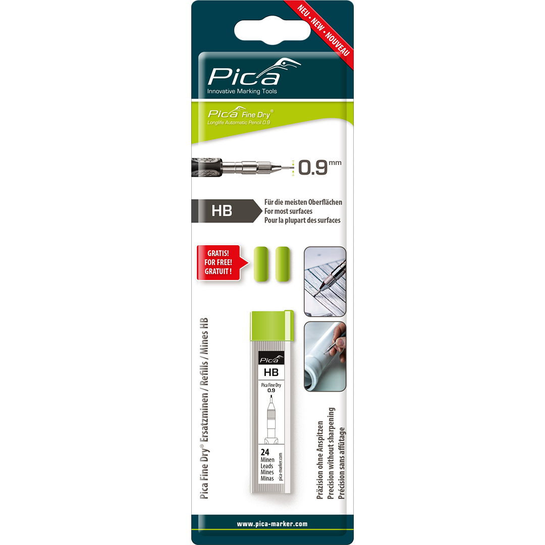 Pica fine-dry graphite lead refill pack for precise marking with automatic pencil under $50 in woodworking and hand tools collections