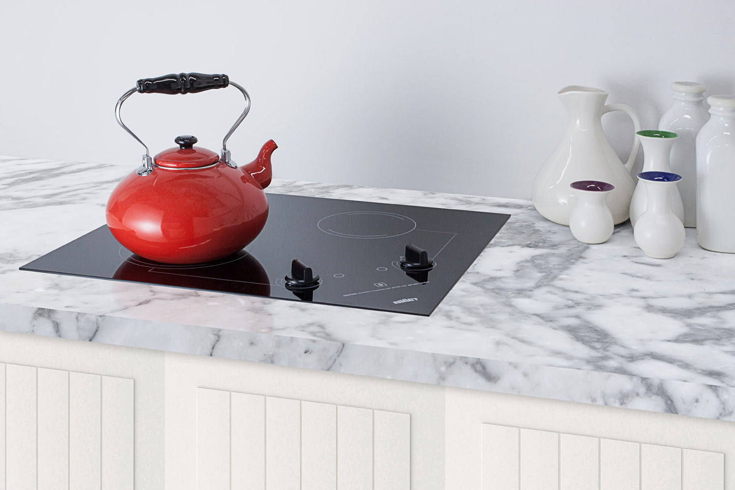 21" Wide 230V 2-Burner Radiant Cooktop