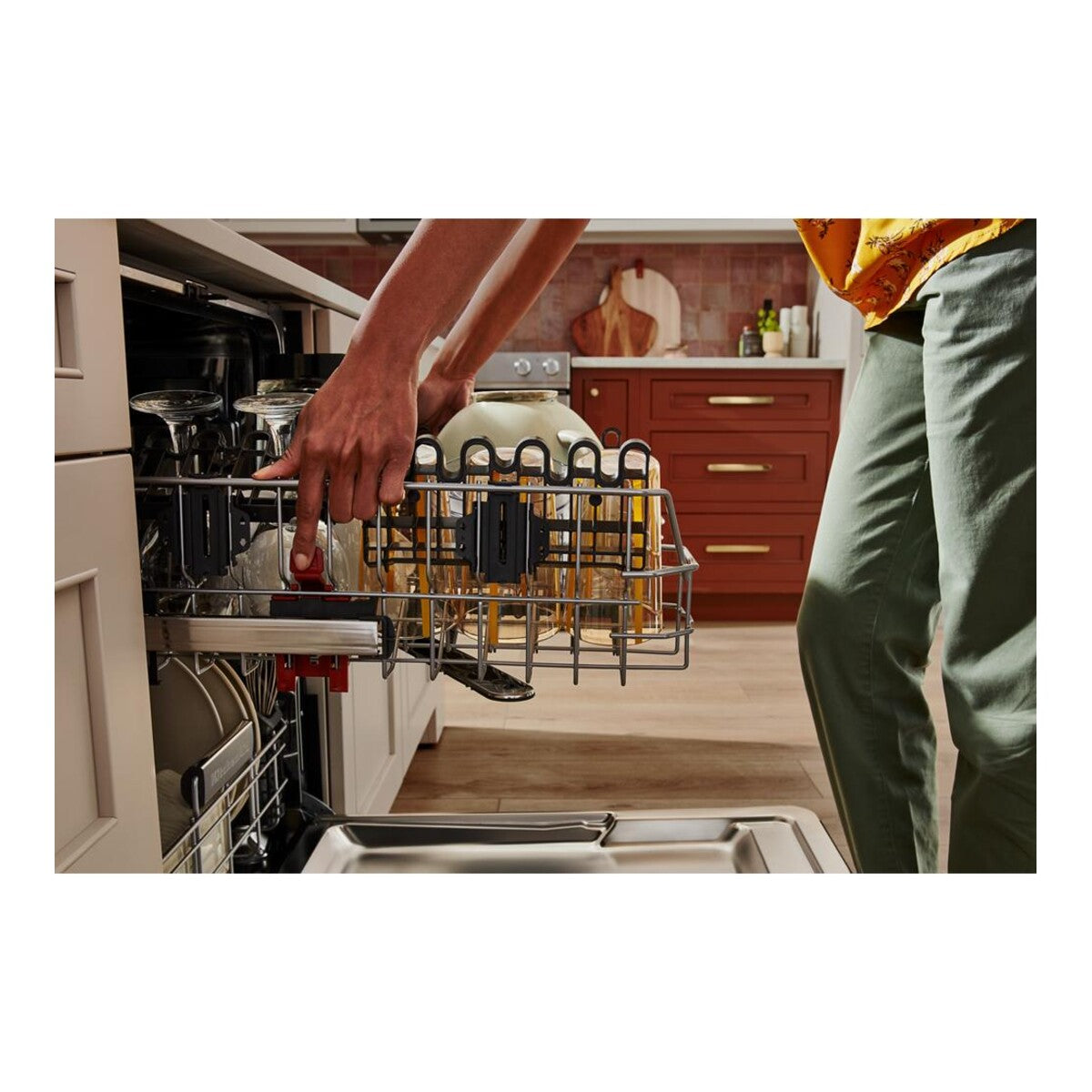 KitchenAid® 44 dBA Panel-Ready Two-Rack Flush Dishwasher with Door-Open Dry System