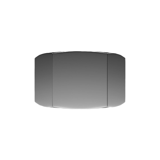 John Deere 14M7274 M10 Hexagonal Nut, 10-Pack