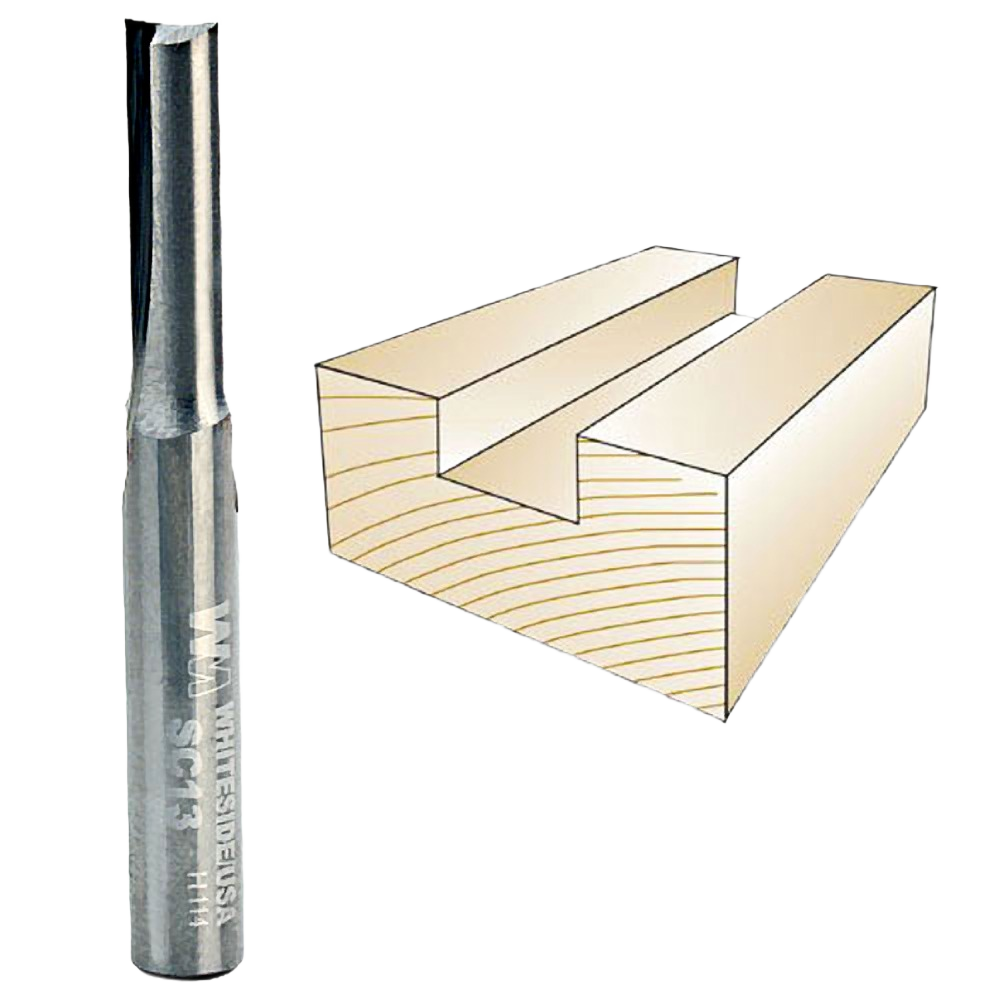 Straight router bit with cutting edge for precise dado cuts in woodworking under 50 tool accessories collection
