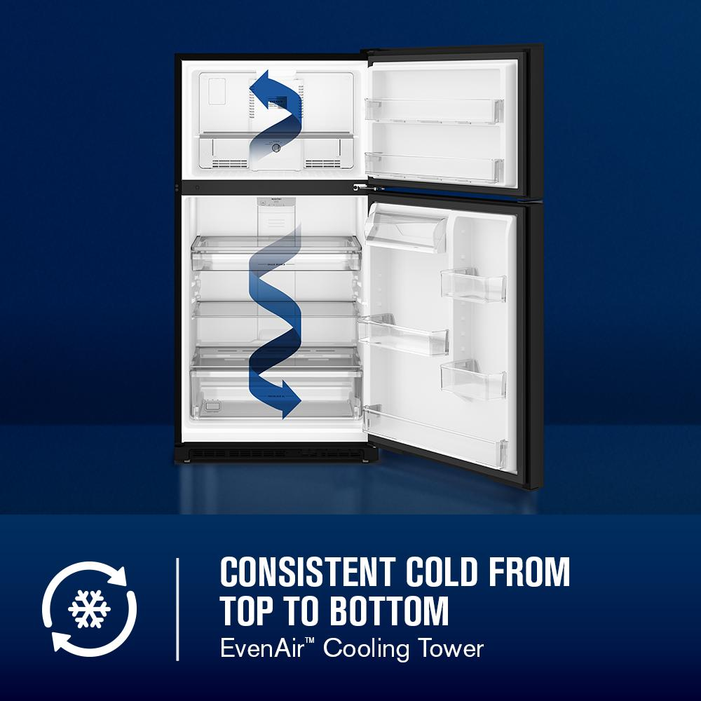 33-Inch Wide Top-Freezer Refrigerator with Garage Mode—21 Cu. Ft.