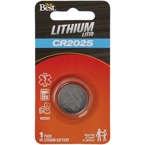 Single pack lithium 3V coin cell battery for small electronics, household items, and electrical use under $25